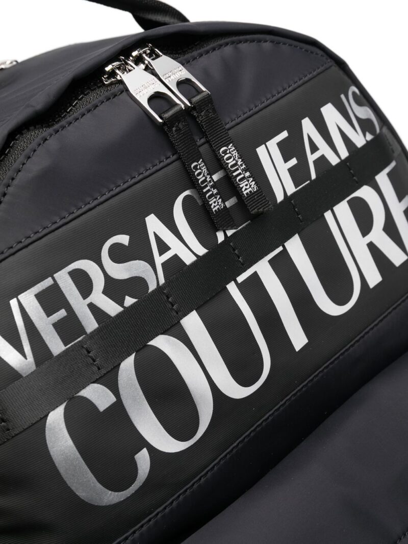 Versace logo-print backpack