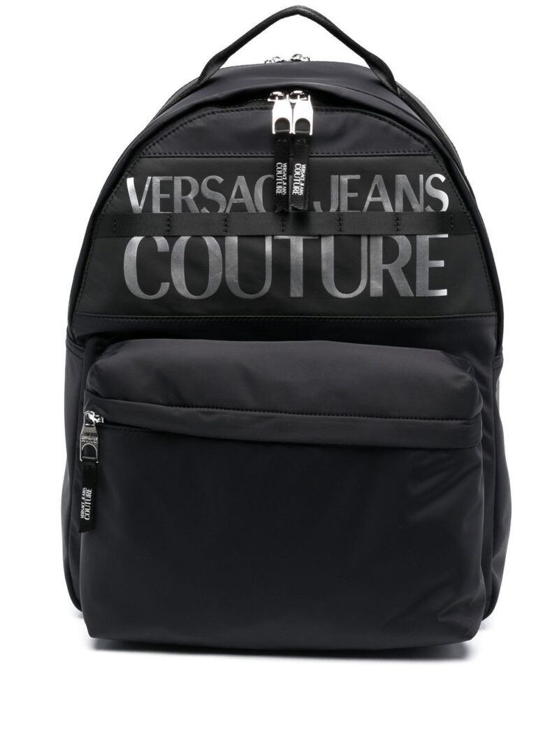 Versace logo-print backpack