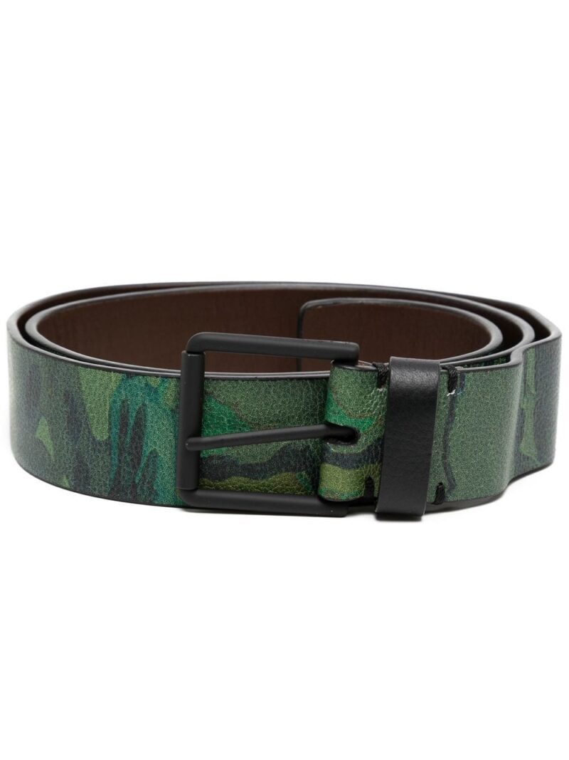 Paul Smith graphic-print leather belt