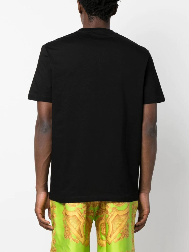 Versace  Safety Pin-print organic cotton T-shirt