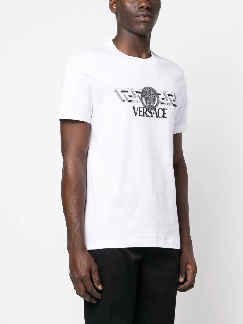 Versace  La Greca logo-print T-shirt