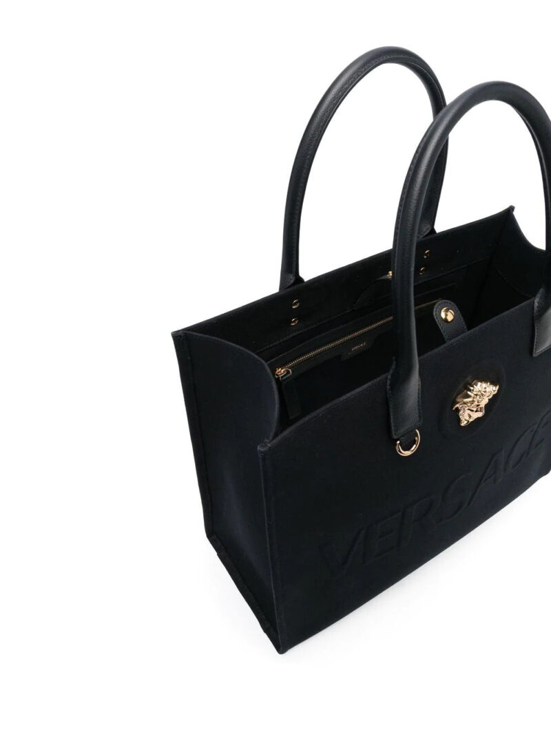 Versace La Medusa canvas tote bag
