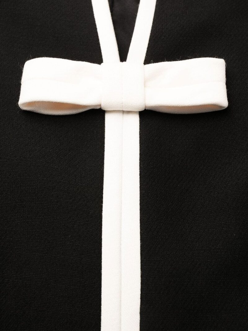 Valentino Garavani  bow-detail shift mini dress