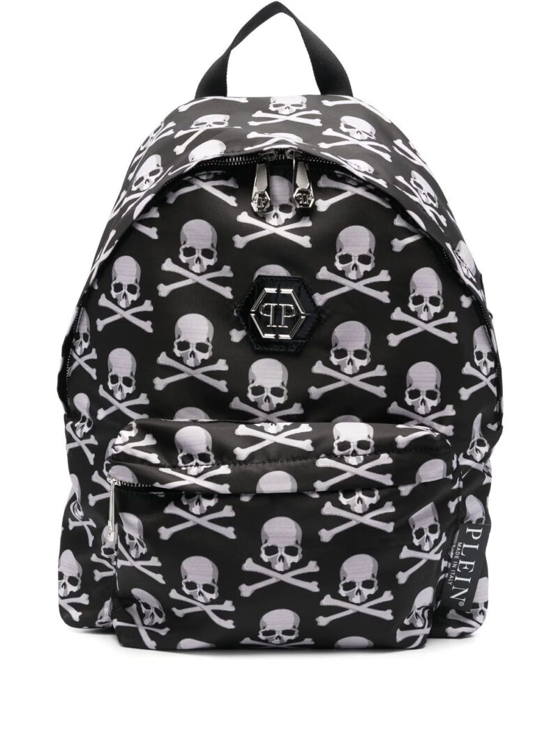 Phillip plein skull-print backpack
