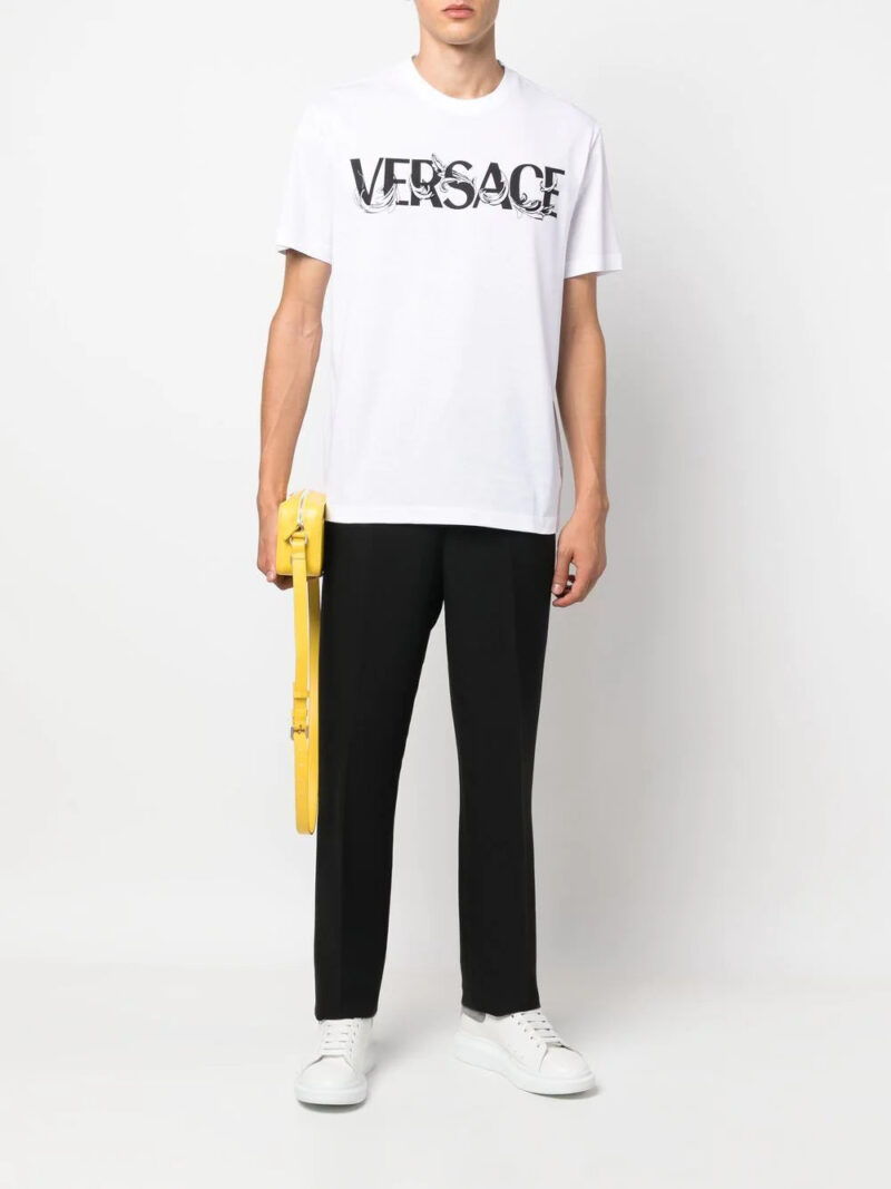 Versace logo-print short-sleeved T-shirt