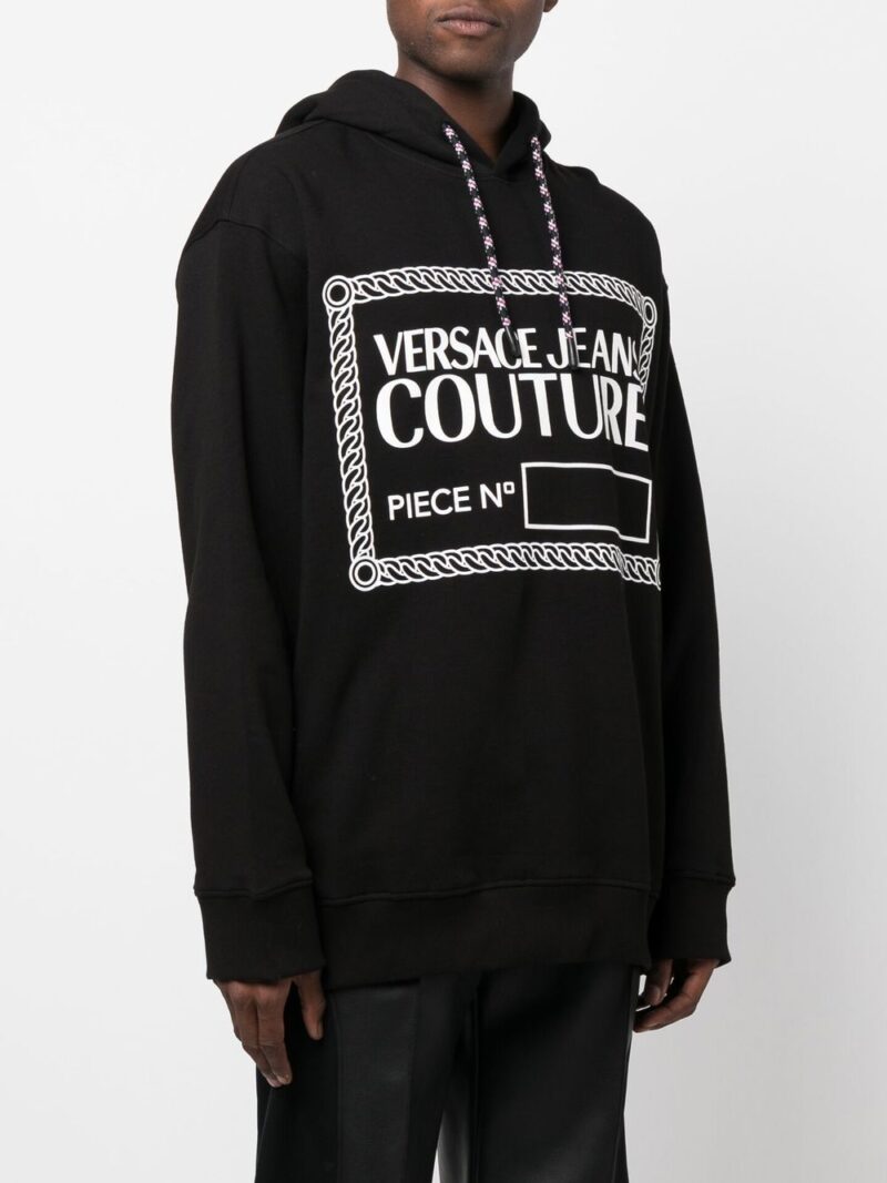 Versace Jeans Couture logo-print pullover hoodie