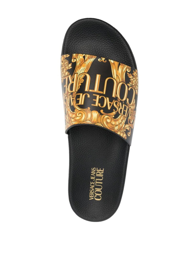 Versace Jeans Couture  logo-print slides
