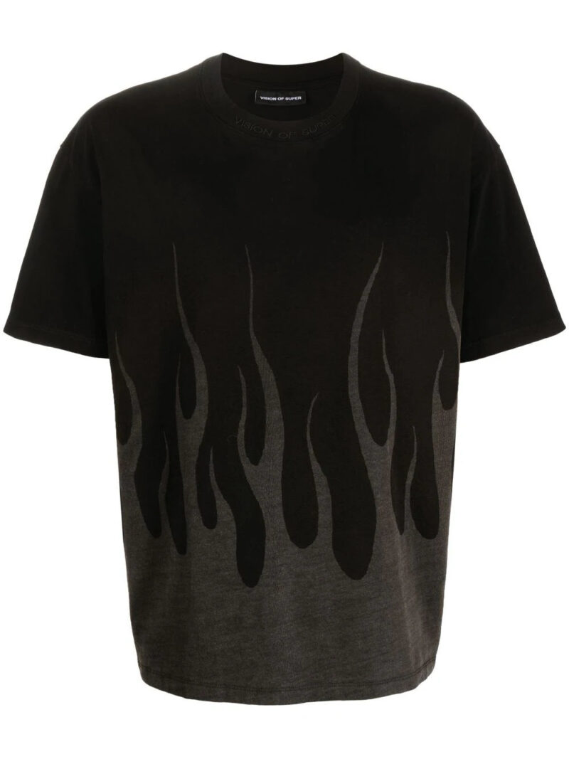 Vision Of Super  flame-print T-shirt
