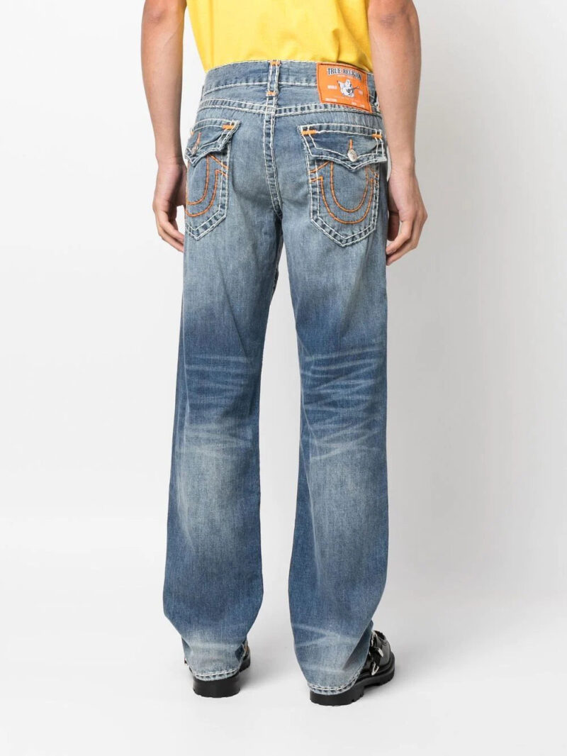 True Religion x 20th Ricky Vintage washed straight leg jeans