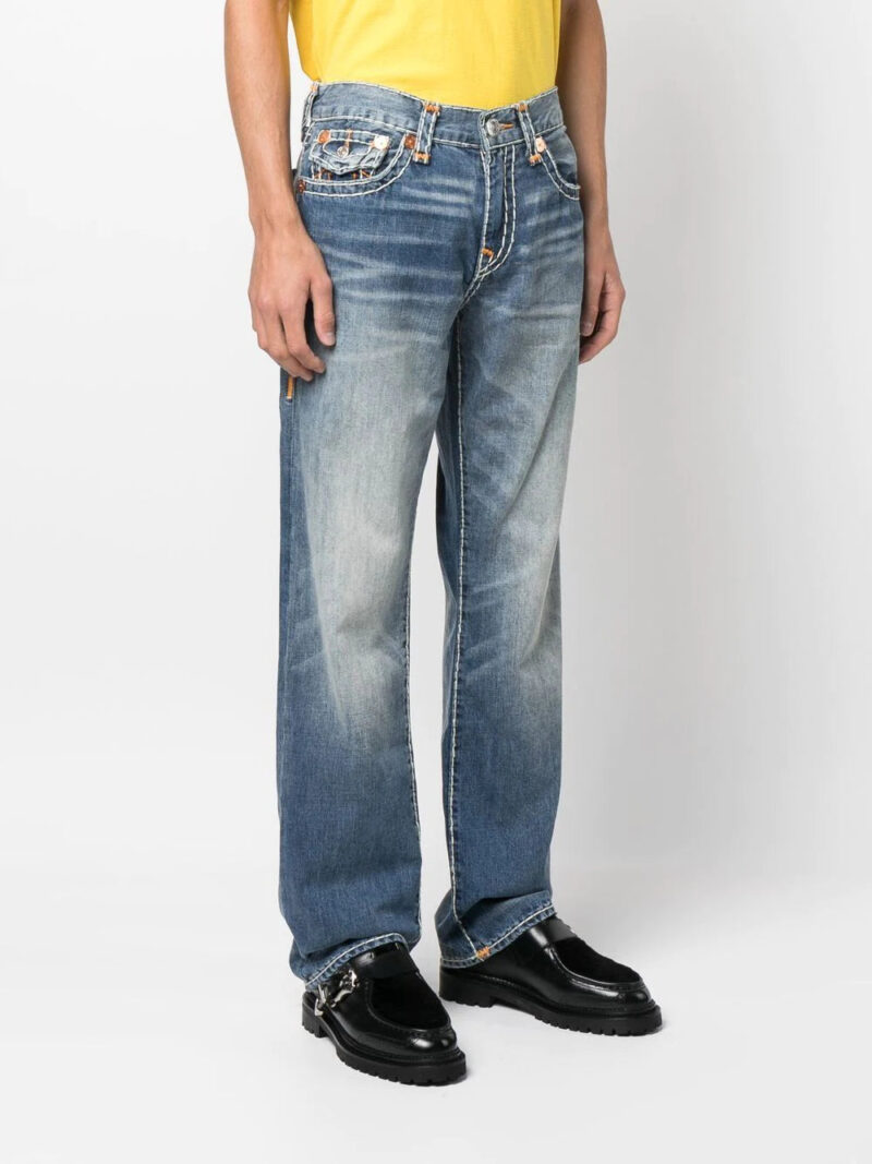 True Religion x 20th Ricky Vintage washed straight leg jeans