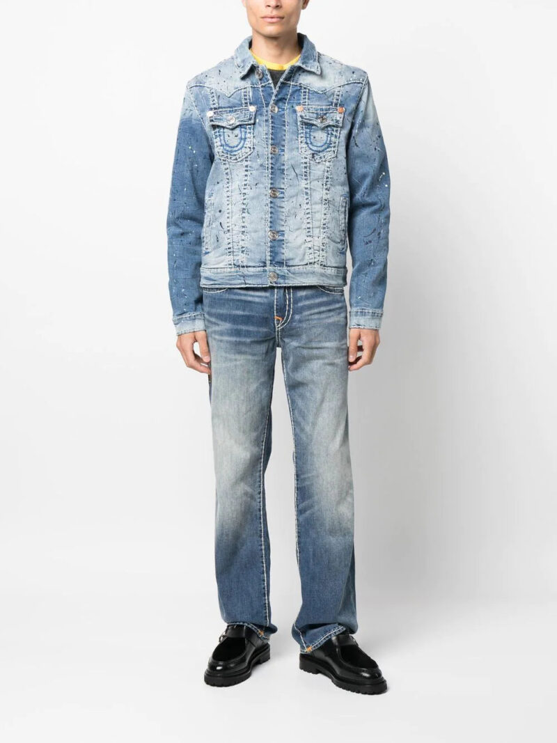 True Religion x 20th Ricky Vintage washed straight leg jeans