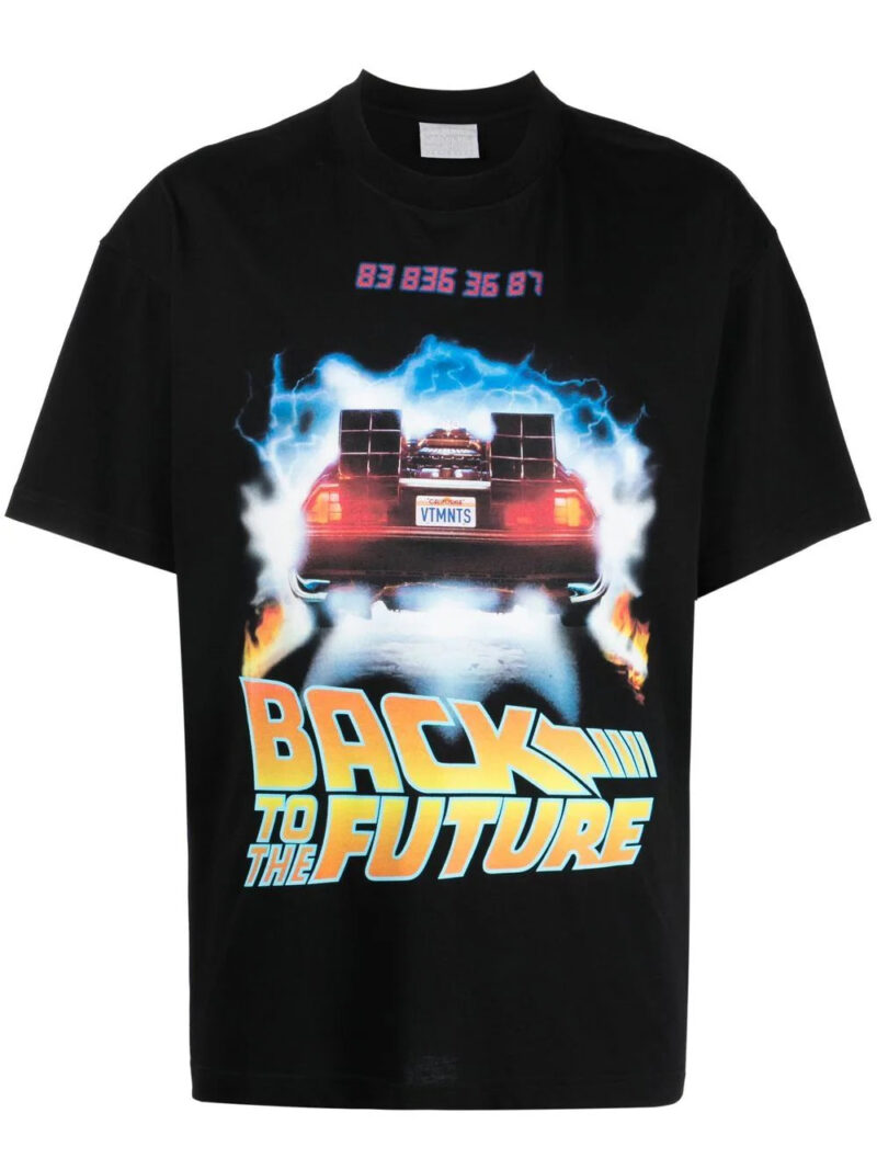 VTMNTS  Back to the Future graphic-print T-shirt