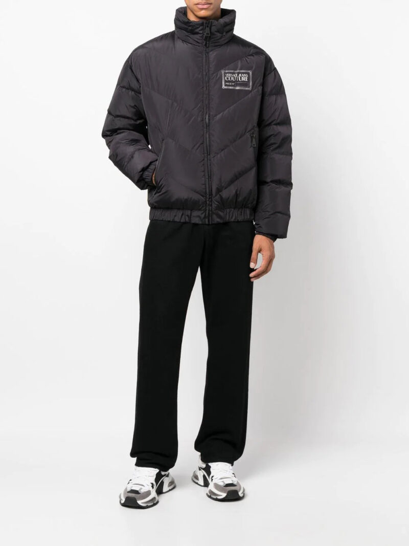 Versace Jeans Couture chest logo-print padded jacket