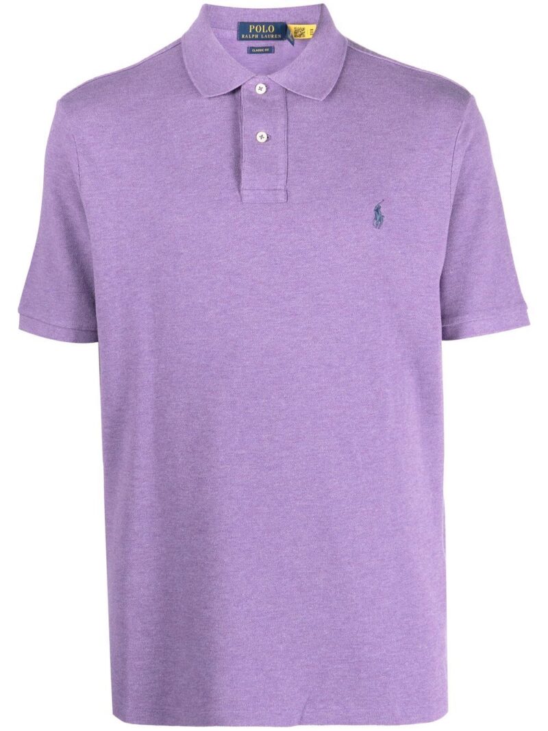 Polo Ralph Lauren embroidered-logo short-sleeved polo shirt
