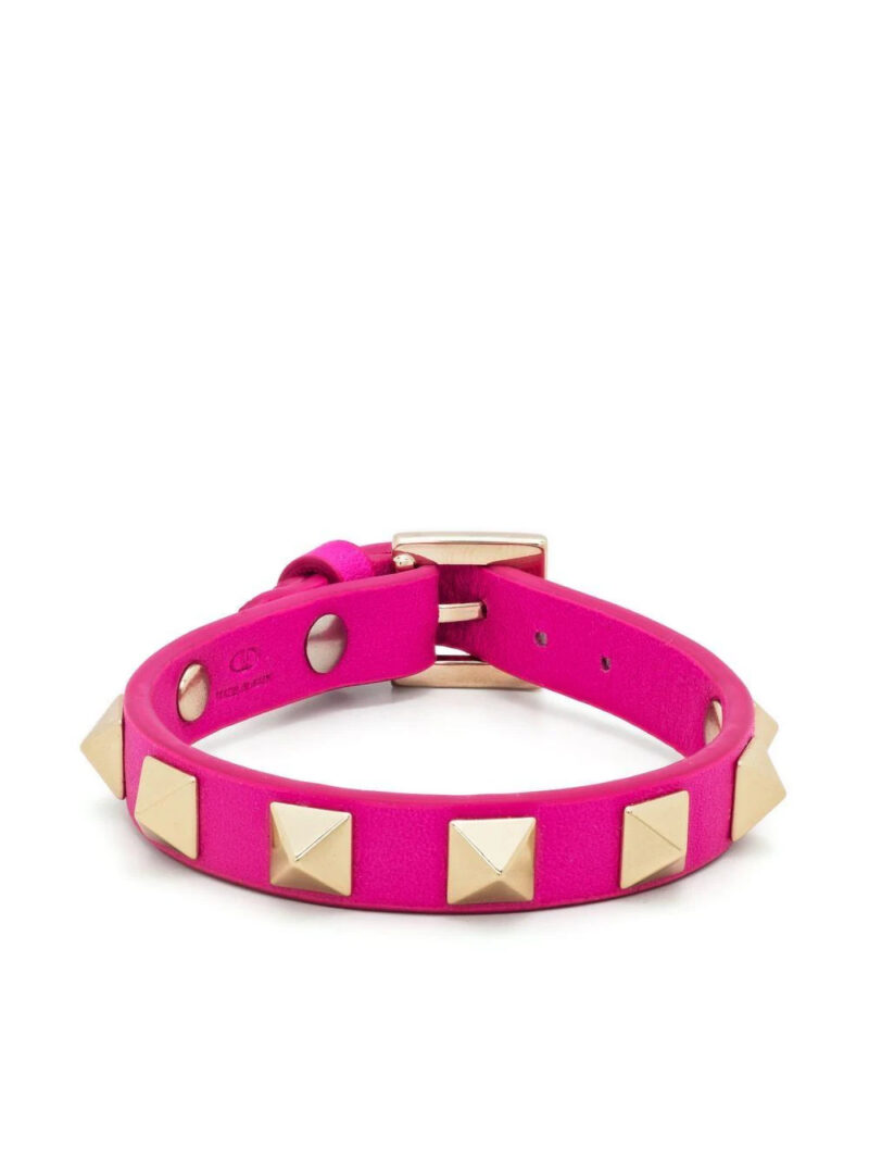 Valentino Garavani  Rockstud leather bracelet