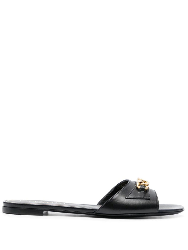 Valentino Garavani  VLogo leather slides