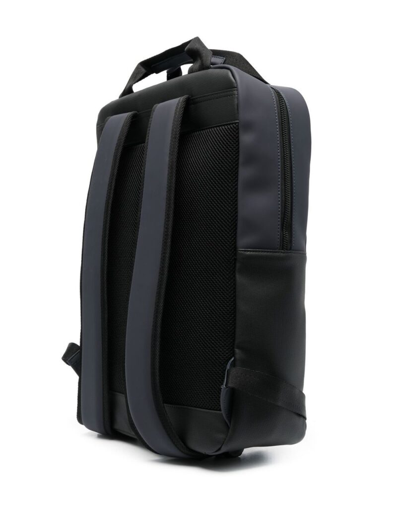 Tommy Hilfiger raised-logo zip-pocket backpack