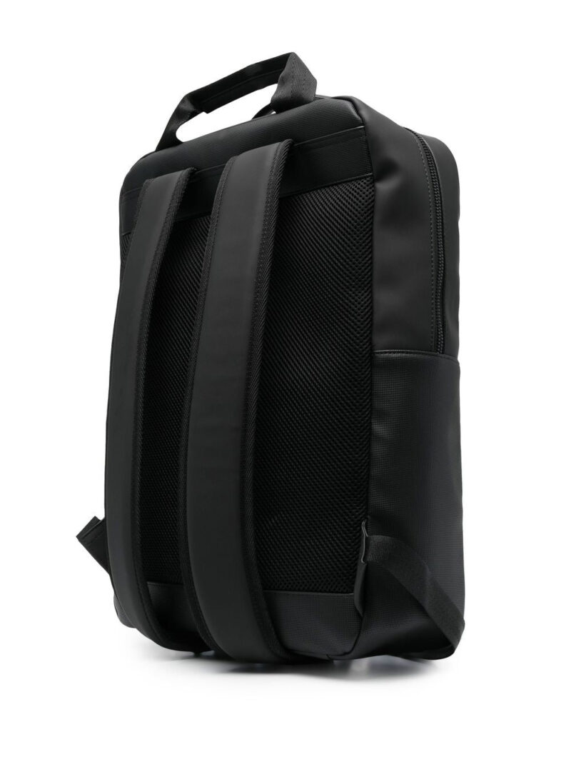 Tommy Hilfiger raised-logo zip-pocket backpack