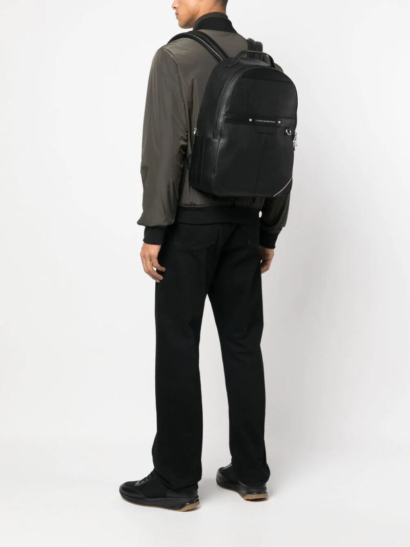 Tommy Hilfiger grained texture backpack