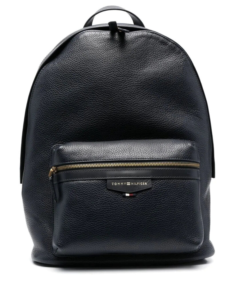 Tommy Hilfiger grained leather backpack