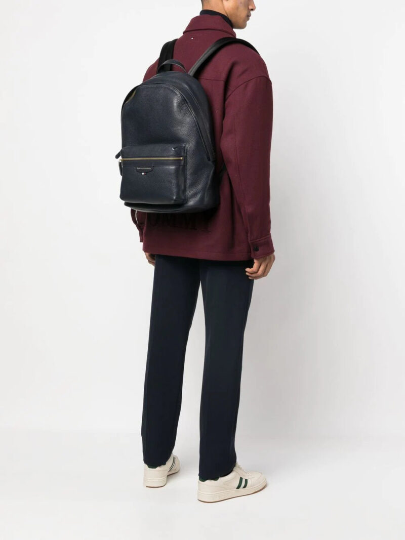 Tommy Hilfiger grained leather backpack