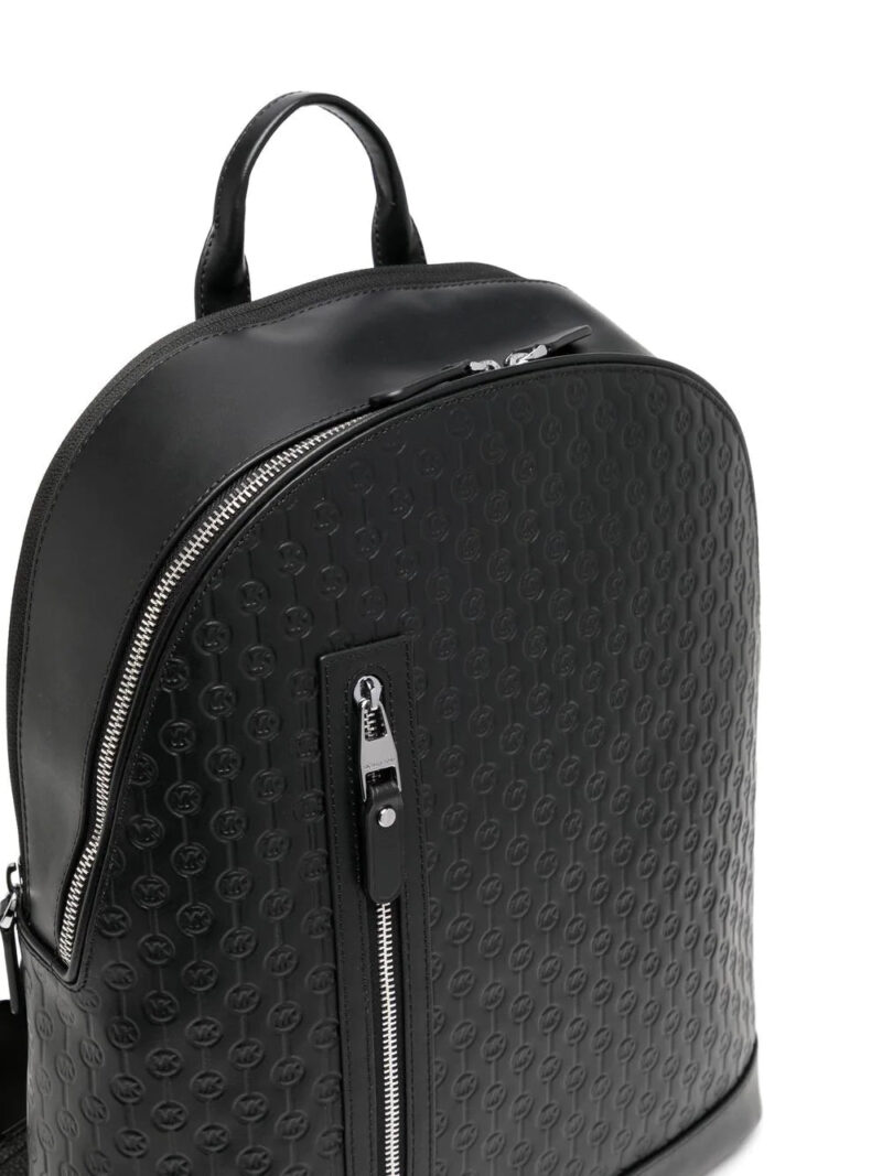 Micheal kors embossed-logo leather backpack