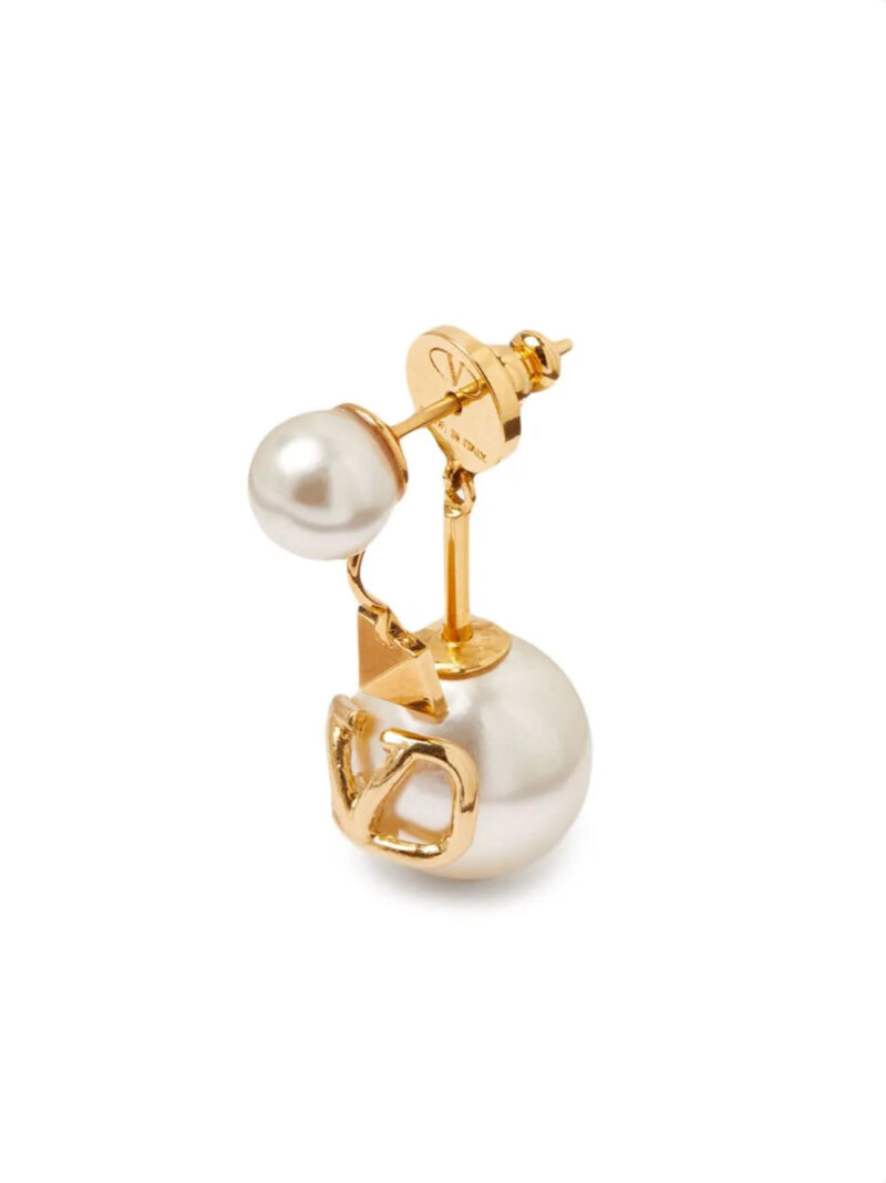 Valentino Garavani  VLogo pearl drop earring