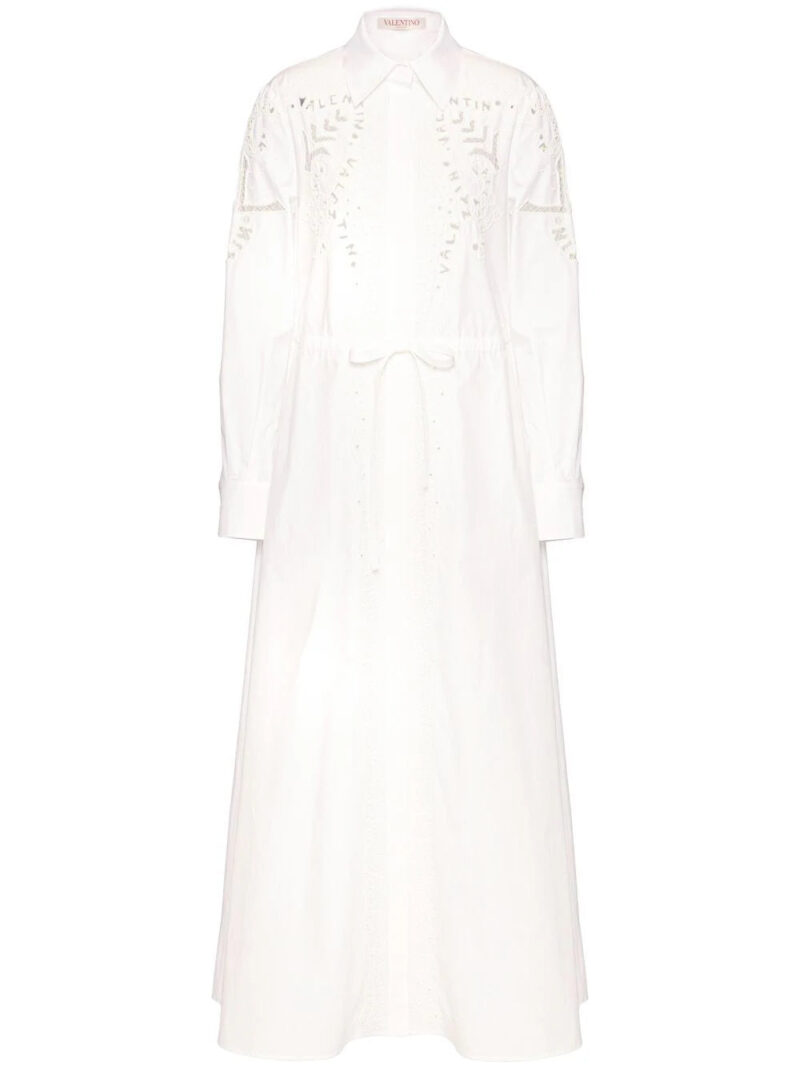 Valentino Garavani  drawstring-waist dress