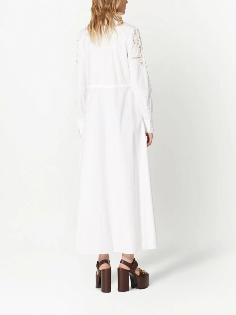 Valentino Garavani drawstring-waist dress