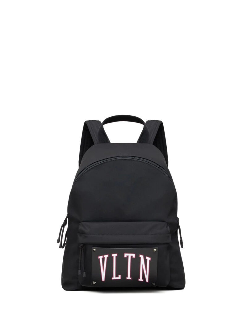 Valentino Garavani logo-patch backpack