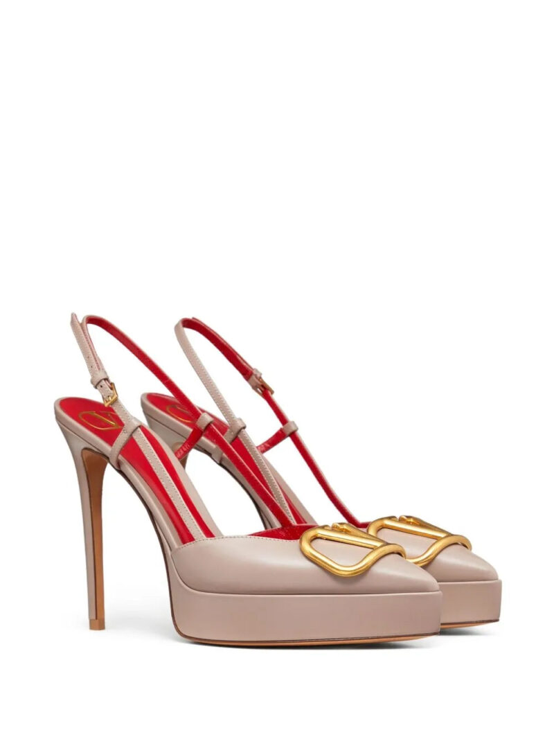 Valentino Garavani 120mm VLogo Signature slingback pumps