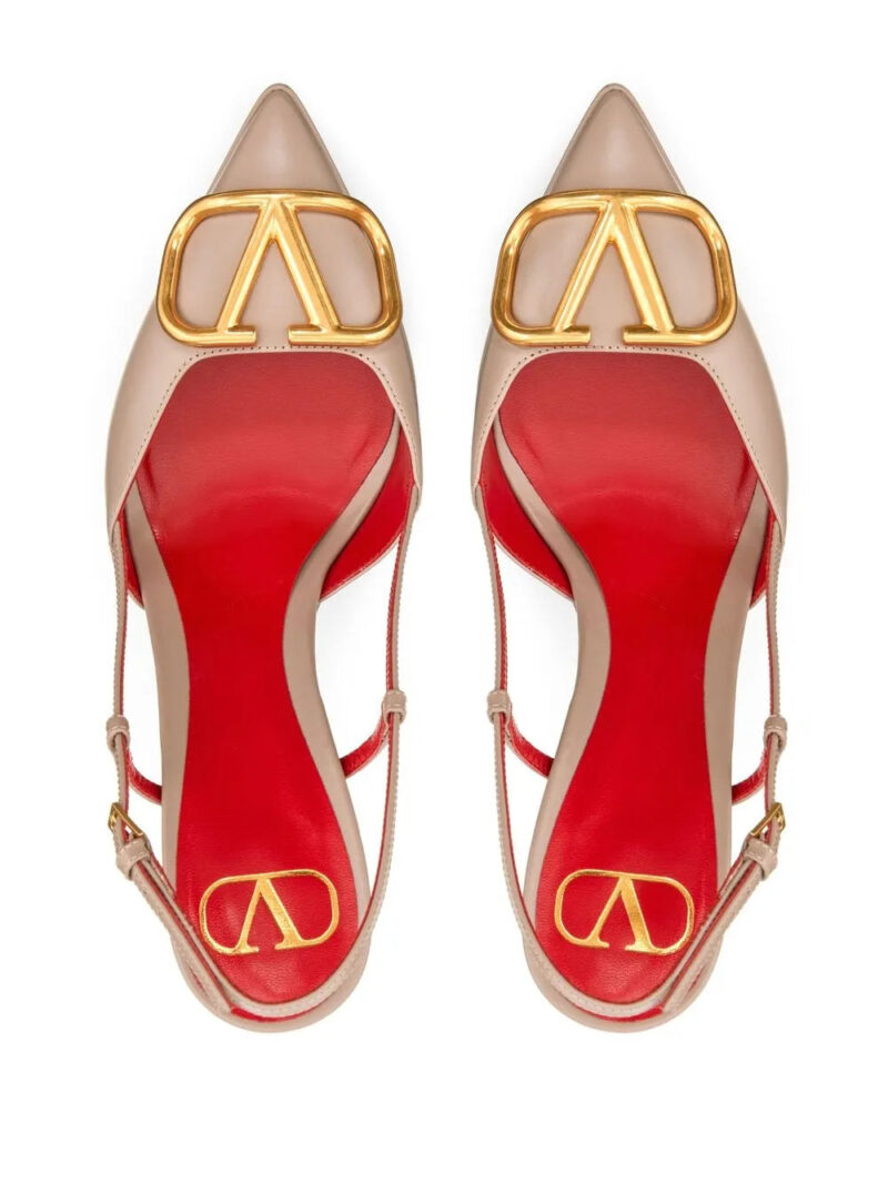 Valentino Garavani 120mm VLogo Signature slingback pumps