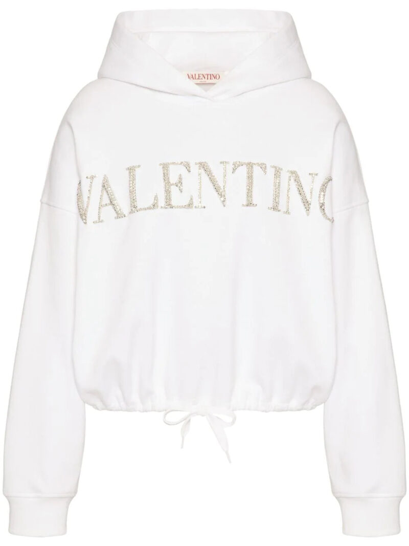 Valentino Garavani  crystal-logo hoodie