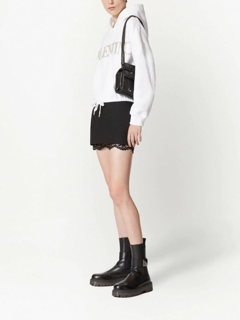 Valentino Garavani  crystal-logo hoodie