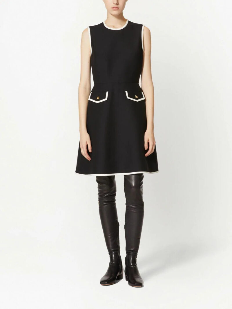 Valentino Garavani  Roman Stud sleeveless dress