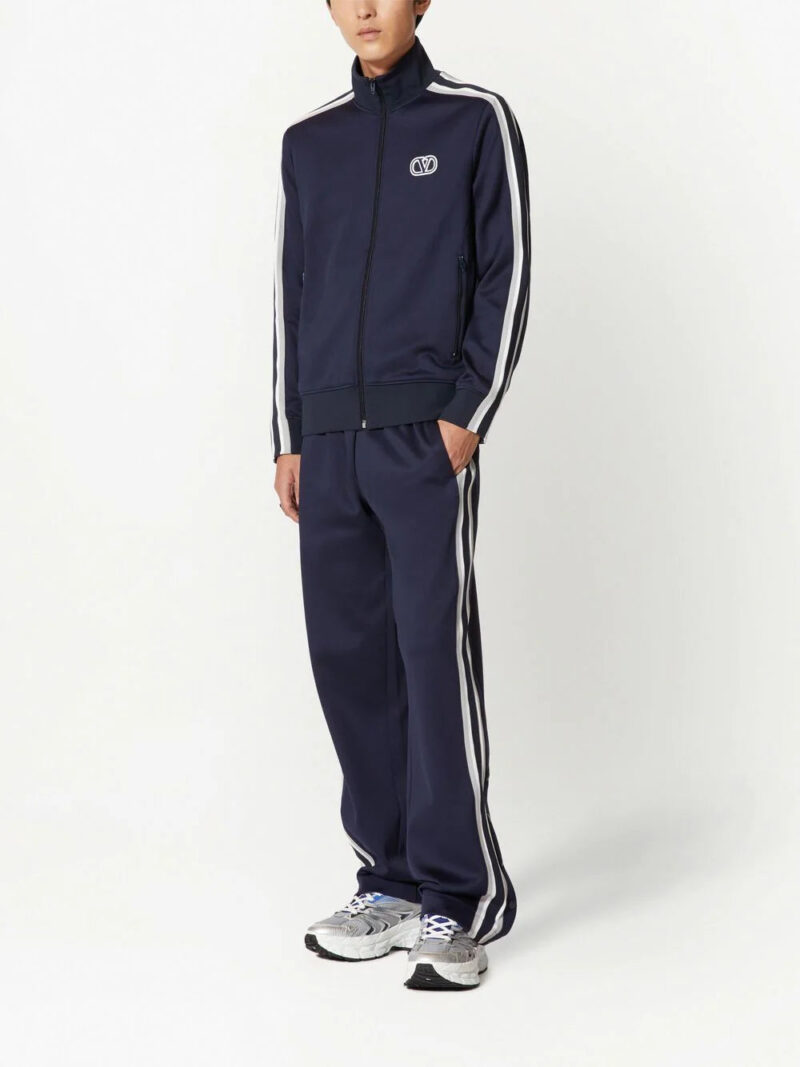 Valentino  VLogo Signature-patch track jacket