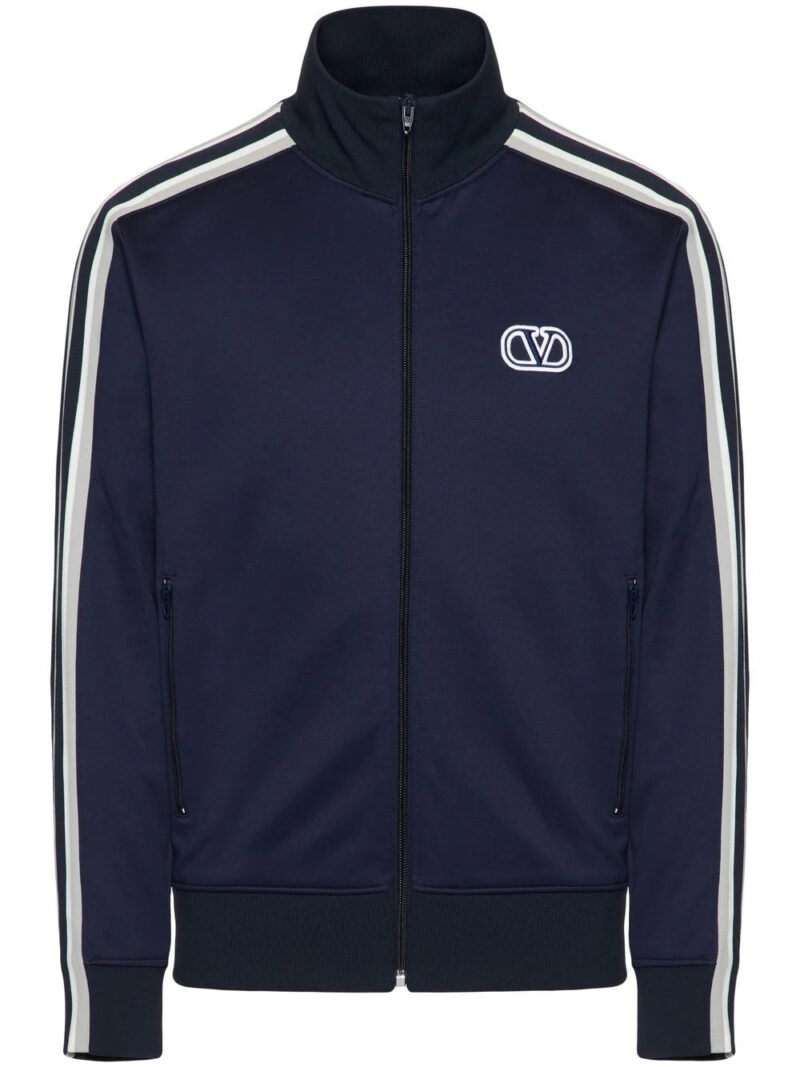Valentino  VLogo Signature-patch track jacket