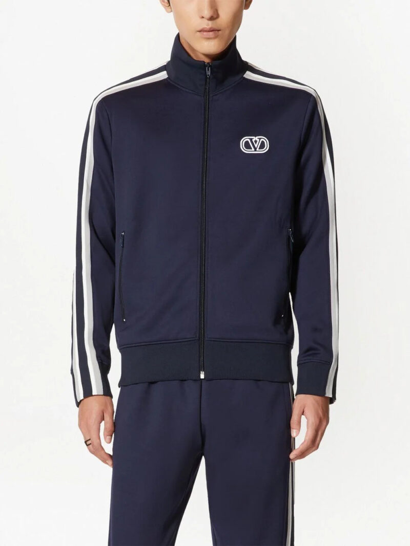Valentino  VLogo Signature-patch track jacket