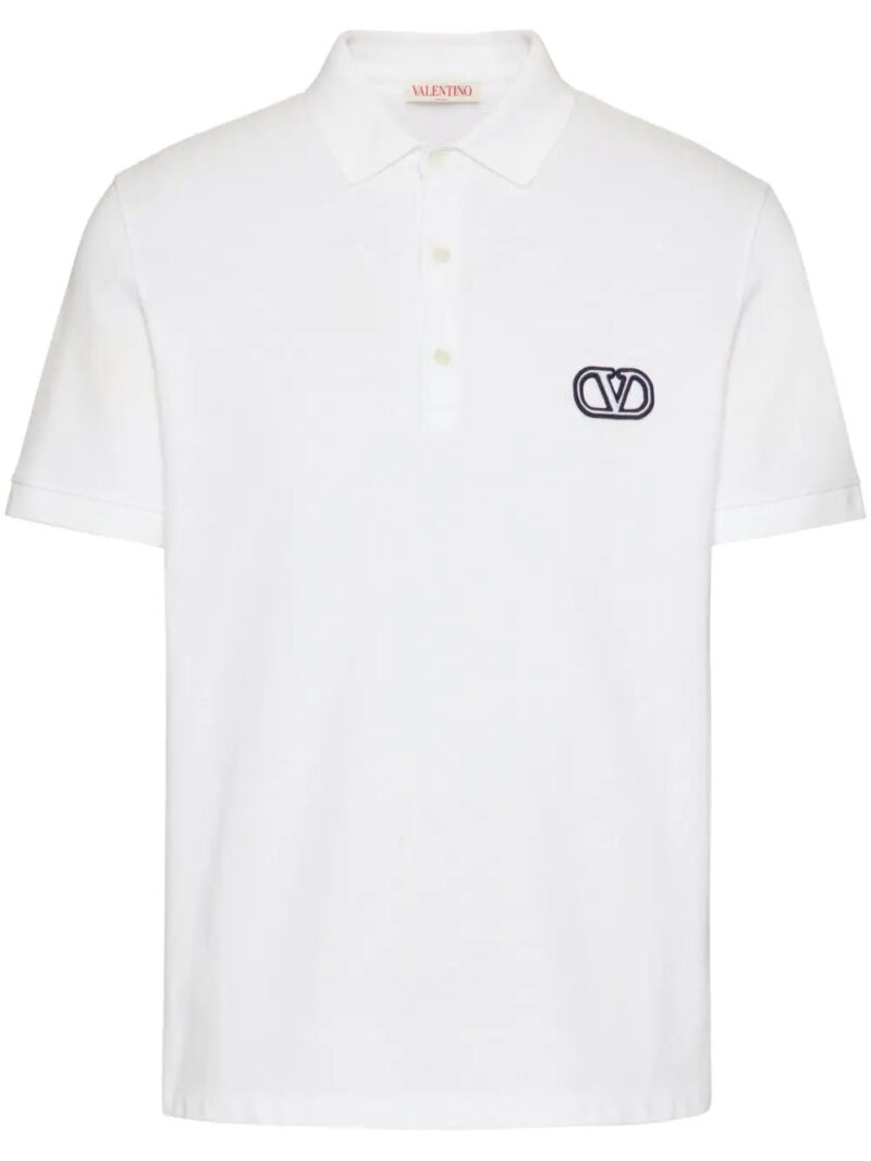 Valentino Garavani  VLogo Signature piqué polo shirt