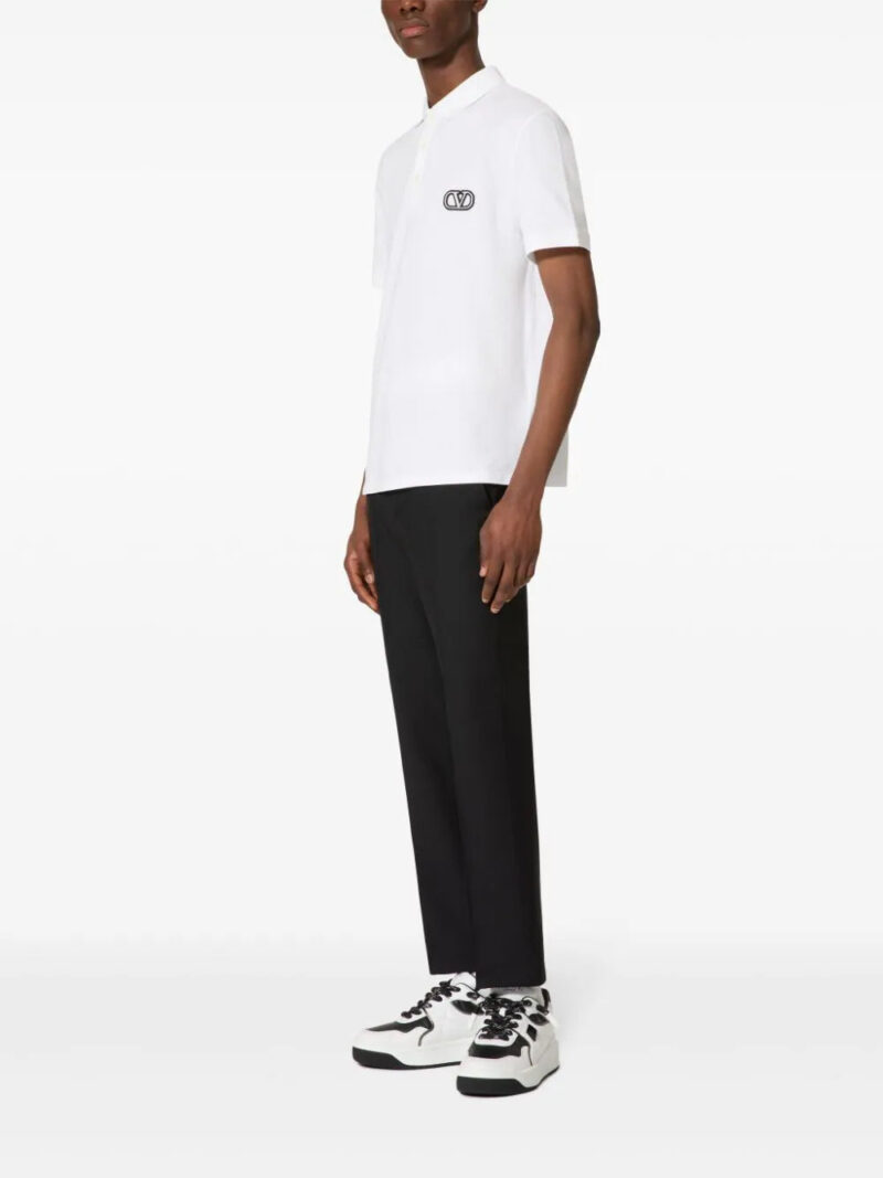 Valentino Garavani  VLogo Signature piqué polo shirt