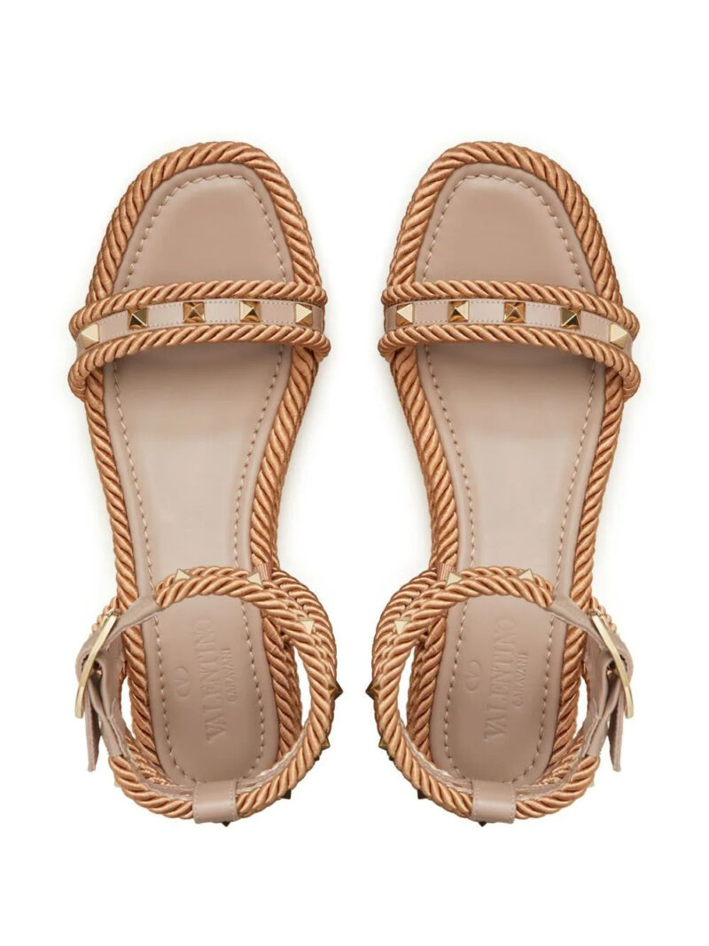 Valentino Garavani  Rockstud wedge sandals