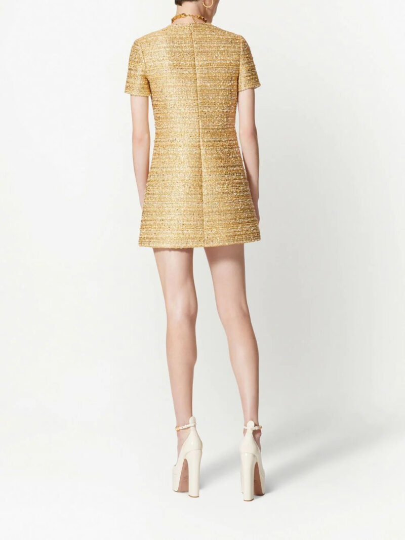 Valentino Garavani Tweed Paillettes short dress