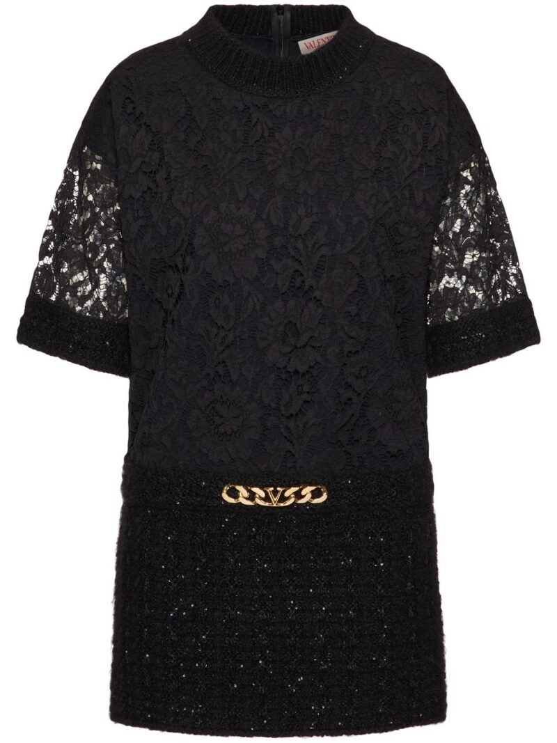 Valentino Garavani  VLogo Chain short dress