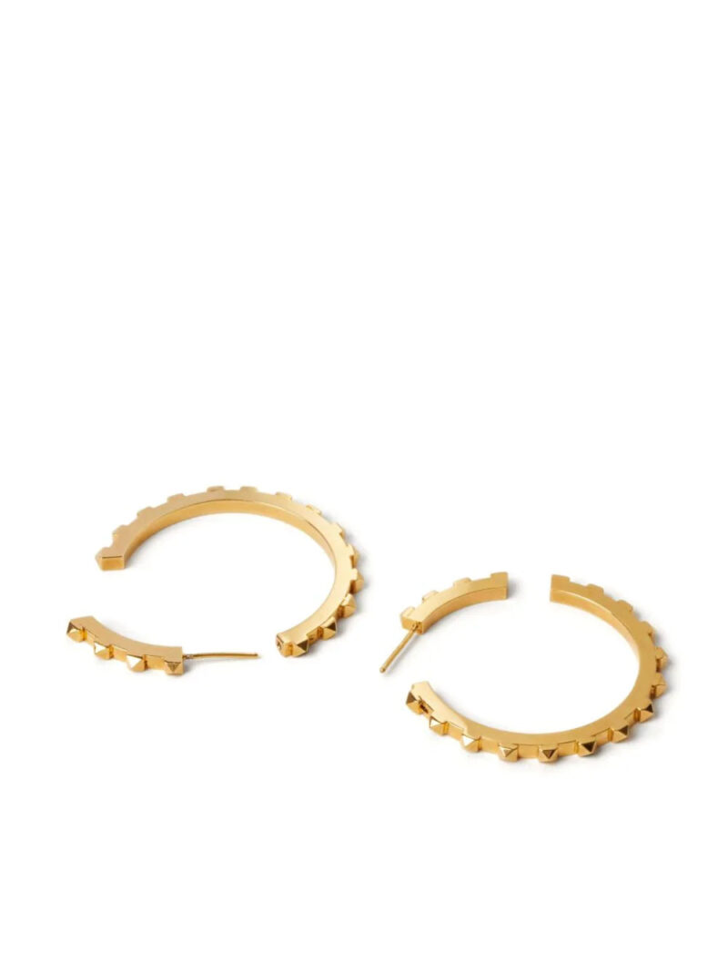 Valentino Garavani  Rockstud hoop earrings