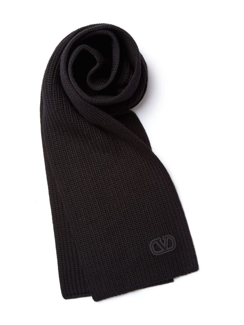 Valentino Garavani  VLogo Signature virgin wool scarf