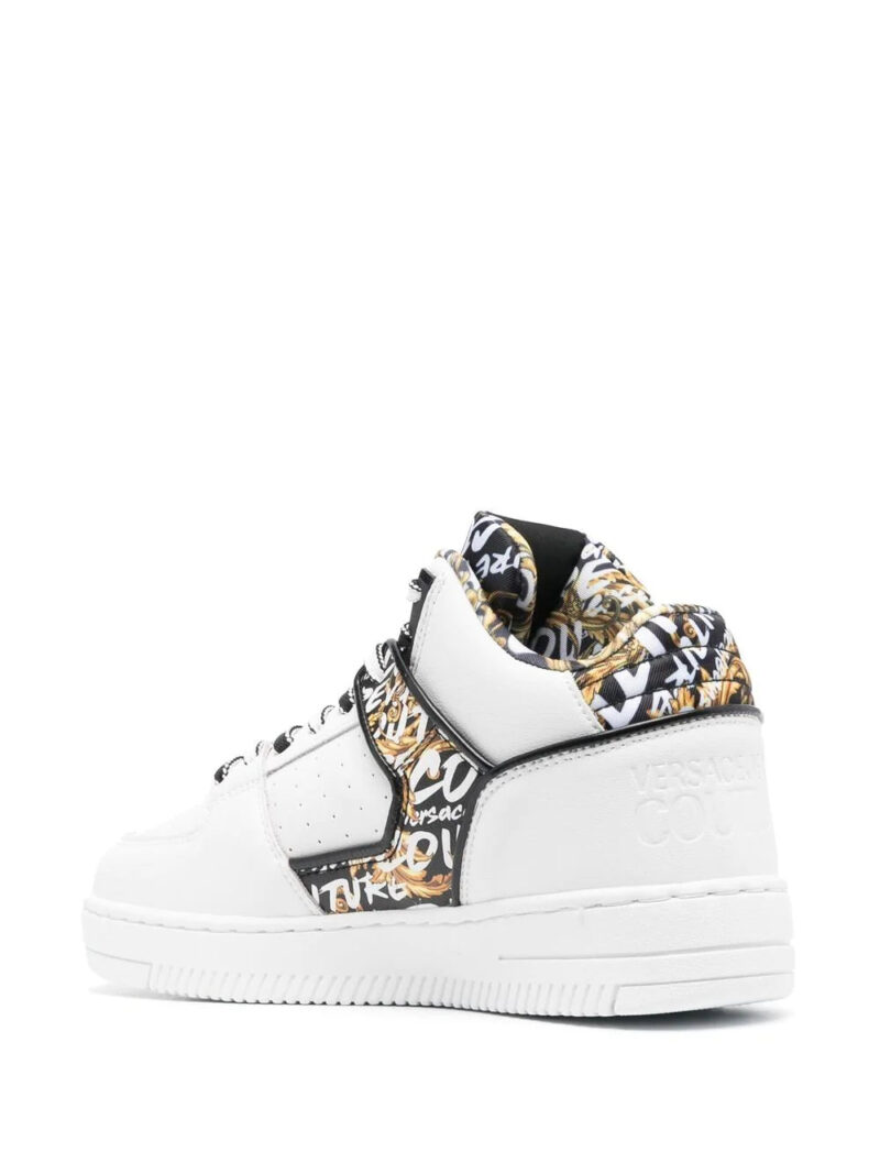 Versace baroque-print hi-top sneakers
