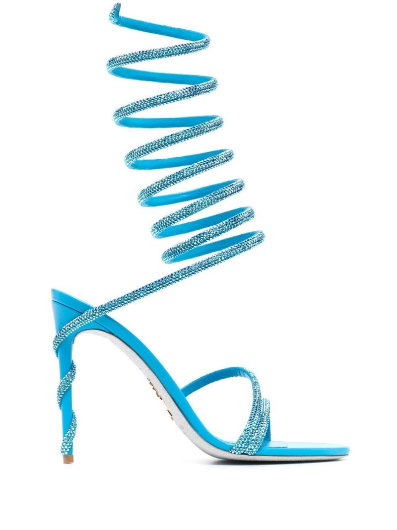René Caovilla  Rene 105mm satin sandals
