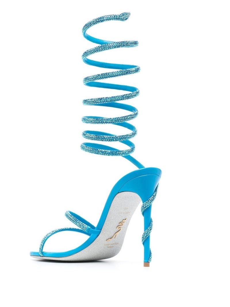René Caovilla  Rene 105mm satin sandals