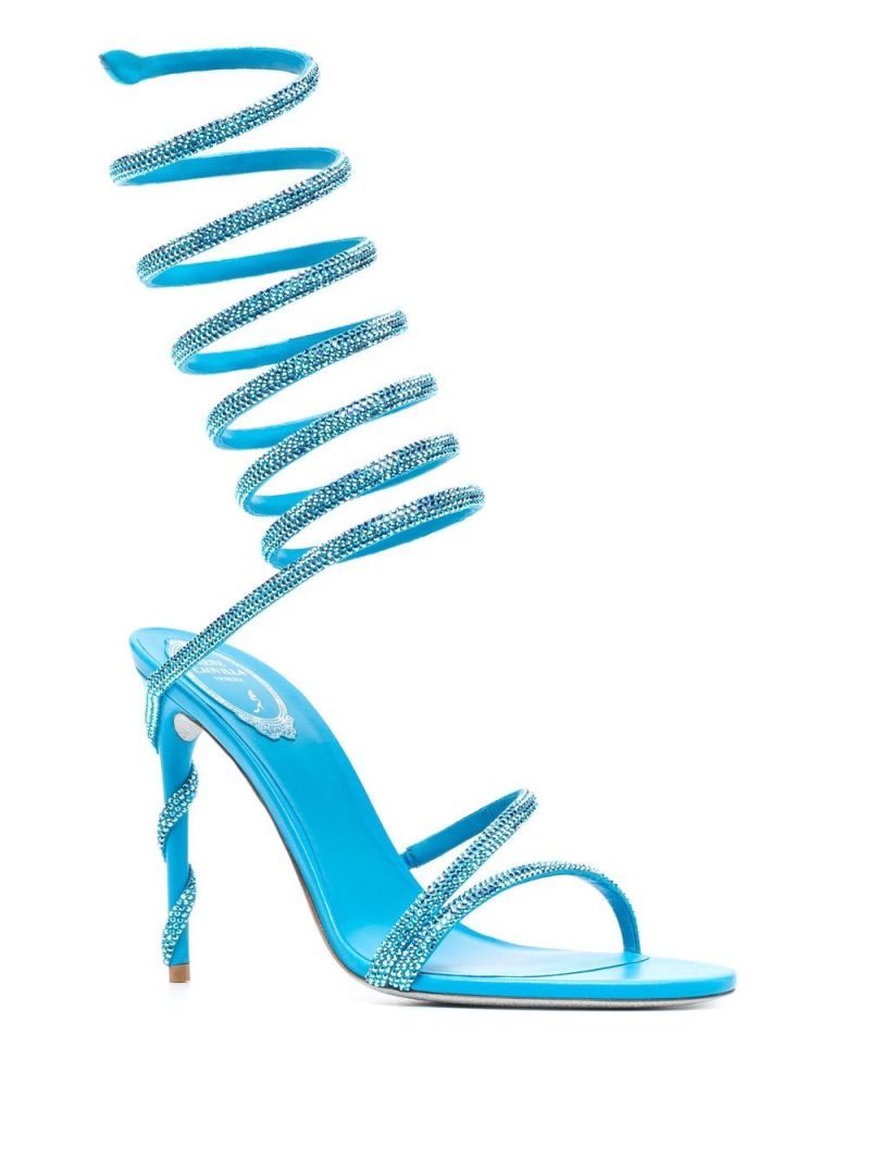 René Caovilla  Rene 105mm satin sandals
