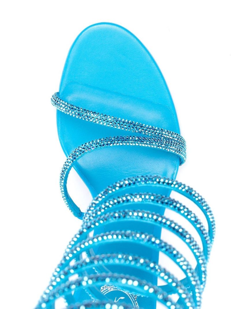 René Caovilla  Rene 105mm satin sandals